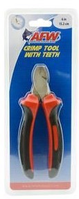 AFW Crimper Tool with Teeth, 6" - Size #0 - #6 Sleeves.