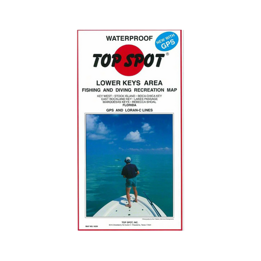 Top Spot N-209 Lower Keys Area Fishing Map