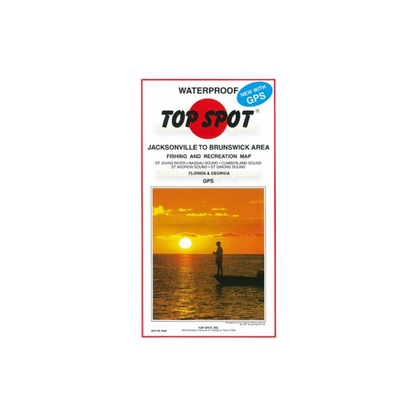 Top Spot Fishing Map N-226 Jacksonville to Brunswick Area