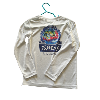 Tuppen's Toddler Long Sleeve Mahi White Shirt
