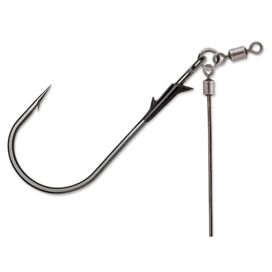 VMC Tokyo Rig Heavy Duty Flippin', Black Nickel, Hook Size 4/0, 2 Pack THDFL#4/0BNPP