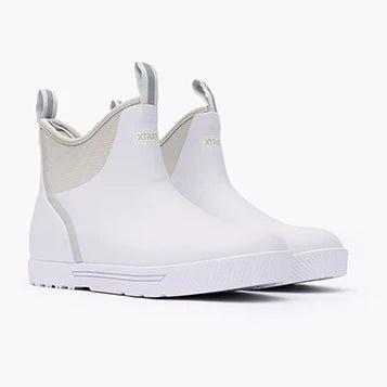 Xtratuff Men's Wheelhouse in Ankle Deck Boot White XMW100 Size 8