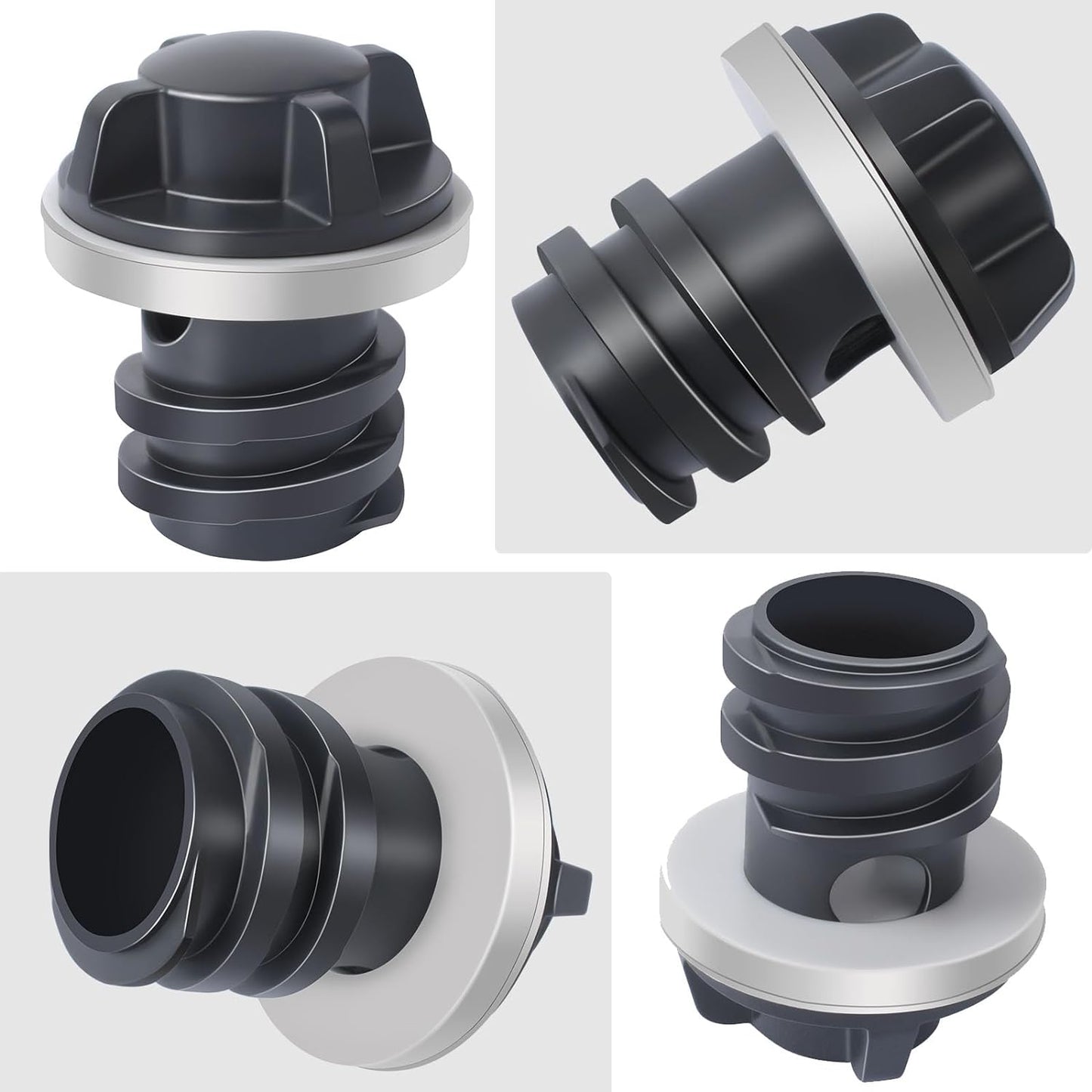 YETI® Compatible Cooler Single Drain Plug Replacement for Yeti's Line of Roadie and Tank Coolers PLUS RTIC Coolers Leak-Proof Accessories.