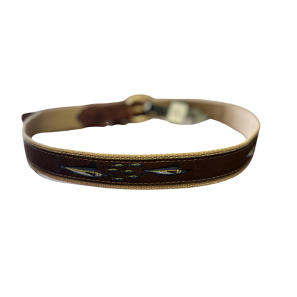 Zep-Pro Brown Marlin Ribbon Belt