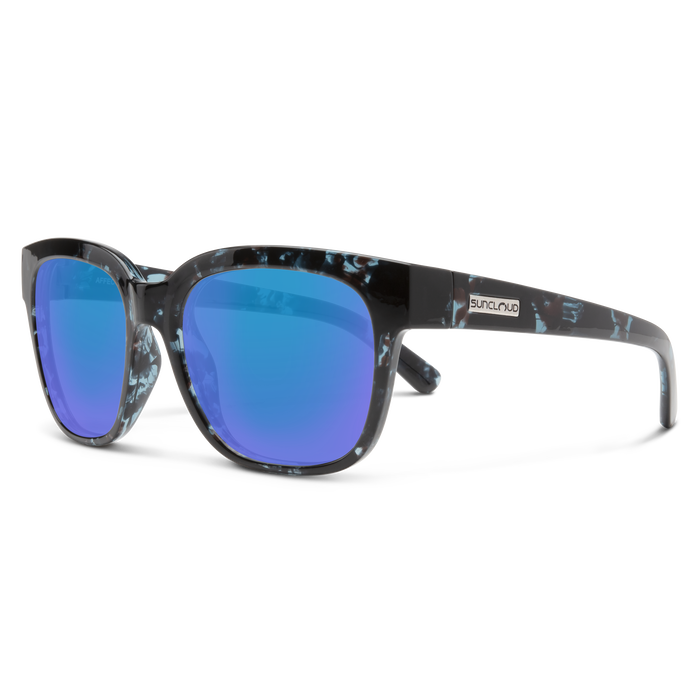 Suncloud Affect Blue Tortoise + Polarized Blue Mirror Lens