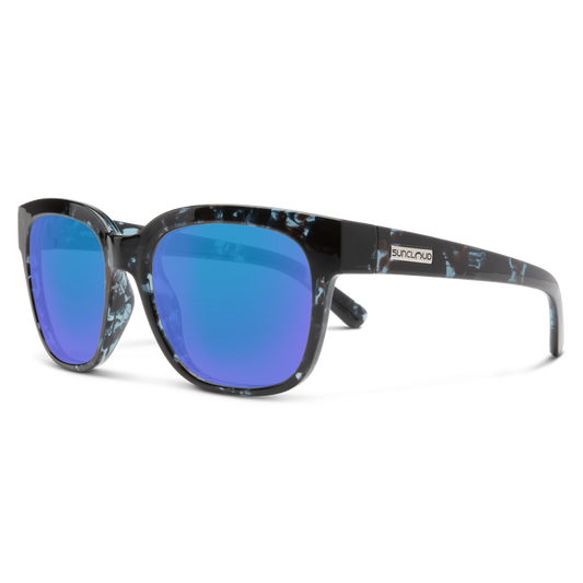 Suncloud Affect Blue Tortoise + Polarized Blue Mirror Lens