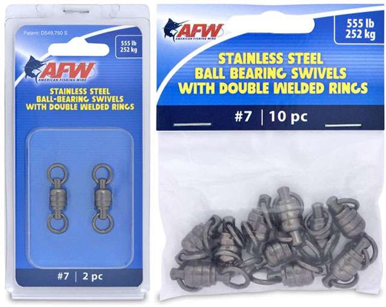 American Fishing Wire Stainless Steel Ball Bearing Swivels