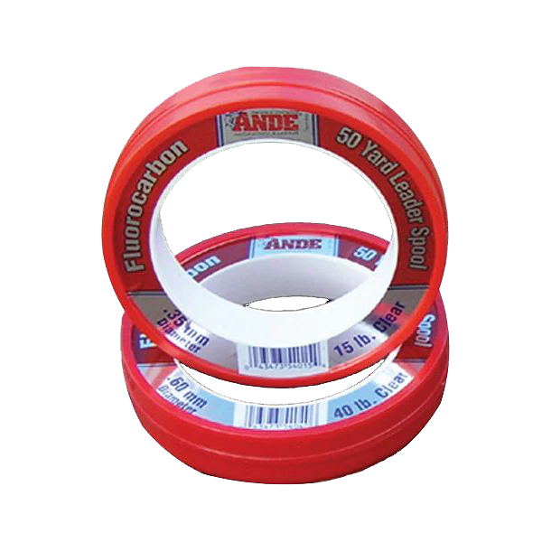 ANDE Clear Fluorocarbon Monofilament Leader 50 Yard Wrist Skein