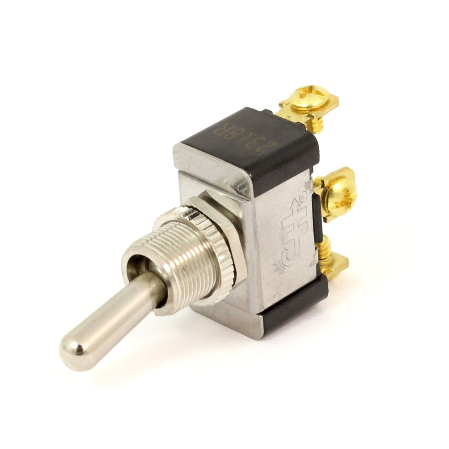 Cole Hersee 5586 Standard Heavy-Duty Metal Toggle Switch, SPDT, On-Off-On.