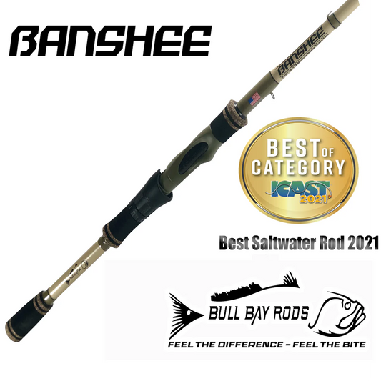 Bull Bay Tackle Banshee 7'4" 10-17 lb Medium Heavy Spinning Rod