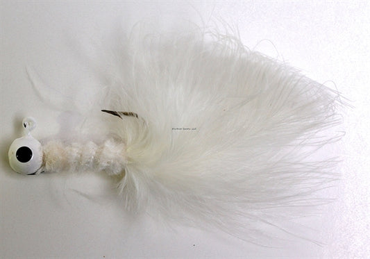 Betts Tackle Crappie Madness Jig, 1/16 Oz, White, 3/Pack