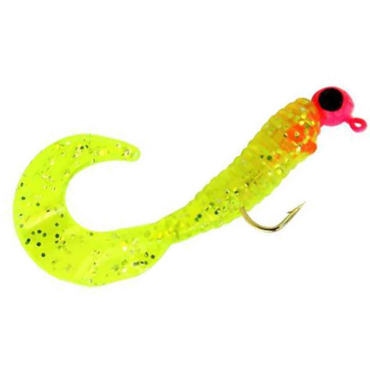 B‘n’M Pre-Rigged Curly Tail Grub 7 Grubs 1/160z