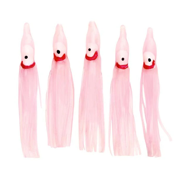 Boone UV Hoochie Squid Skirt 2 1/2" 5 Pack