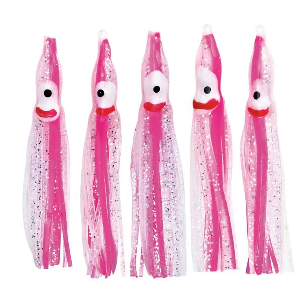 Boone UV Hoochie Squid Skirt 2 1/2" 5 Pack