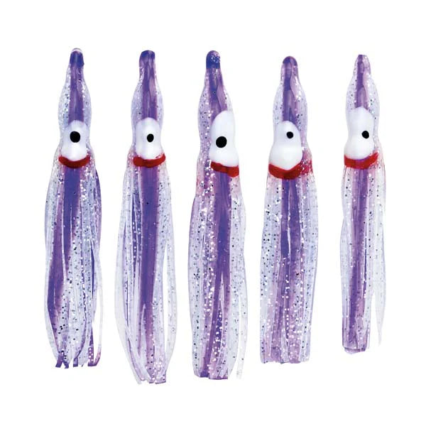 Boone UV Hoochie Squid Skirt 2 1/2" 5 Pack