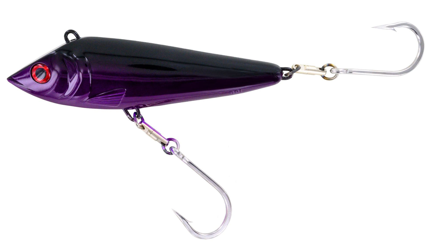 Braid Marauder Trolling Lure, Large Black Purple