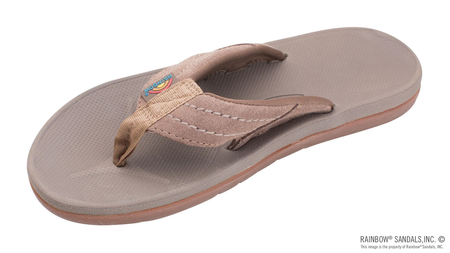 Rainbow Sandals Men's East Cape - Molded Rubber with Natural Suede Strap