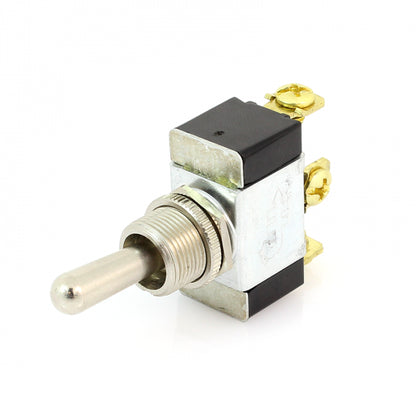 Cole Hersee 55021 Standard Heavy-Duty Metal Toggle Switch with Sealing O-Ring, SPDT, 25A