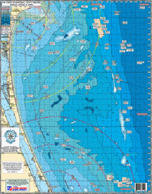 Home Port 49 Charts Cape Canaveral to Ft. Pierce, Nearshore