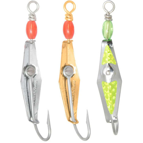 Clarkspoon Original Clarkspoon 3-Pack - #00 - Silver / Gold / Chartreuse Flash