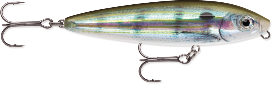 Rapala Skitter Walk BODY LENGTH: 3-1/8" (SW08) WEIGHT: 7/16 oz. Floating