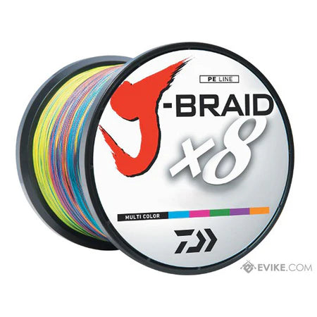 Daiwa J-Braid 40lb 3000yds x8 Multi Color