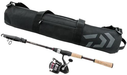 Daiwa Crossfire Compact Travel Spinning Reel / Rod Combo.