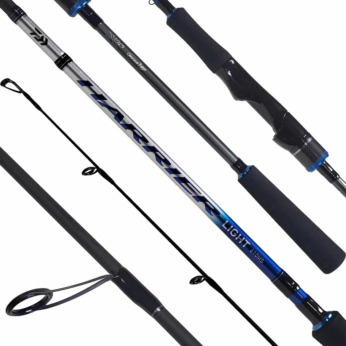 Daiwa HRSLJ610MLS Harrier Super Light Jigging Spinning Rod 6'10" 30lb