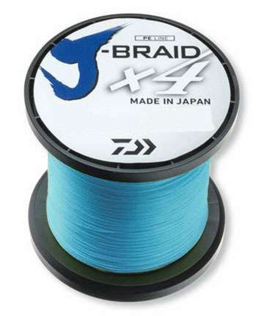 Daiwa J-Braid X4 Island Blue Line - 3000yds 80lb Test