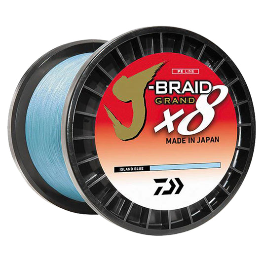 Daiwa J-Braid x8 Grand Braided Line - 15 lb. - 3000 yd. - Island Blue