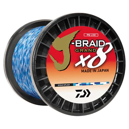 Daiwa J-Braid x8 Grand Braided Line 3000 yd. - Ocean Splash