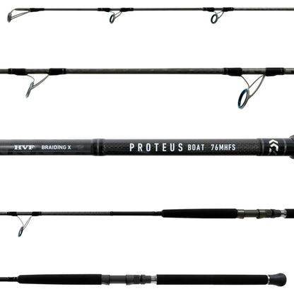 Daiwa PTB76MHFS Proteus Saltwater Spinning Rod 7'6" 40-80lb