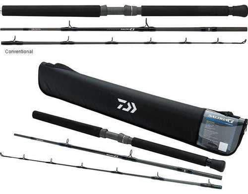 Daiwa SAG703MHR-TR Saltiga G Boat Conventional Travel Rod 7' 3 Piece 15-30lb