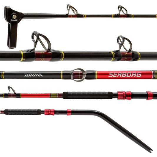 Daiwa 6' Seaborg Dendoh Heavy Deep Drop Fishing Rod 60-150lb.