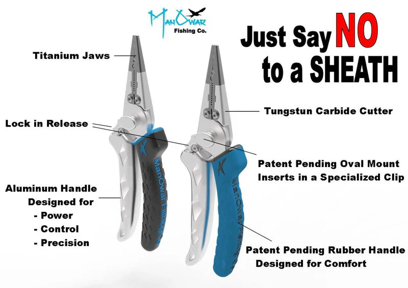 Man O War Just Say No to a Sheath Pliers