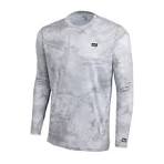 Pelagic Vaportek - Open Seas Shirt - Light Grey Small