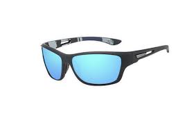 Tormenter Ocean Sunglasses-Frigate-Black Frame/Blue Lens