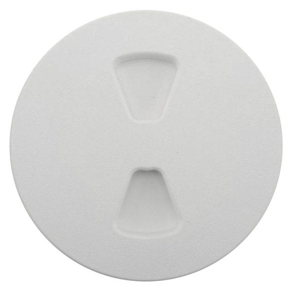 T-H Marine® Sure-Seal™ 10" O.D. x 8" I.D. Polar White Screw-Out Deck Plate