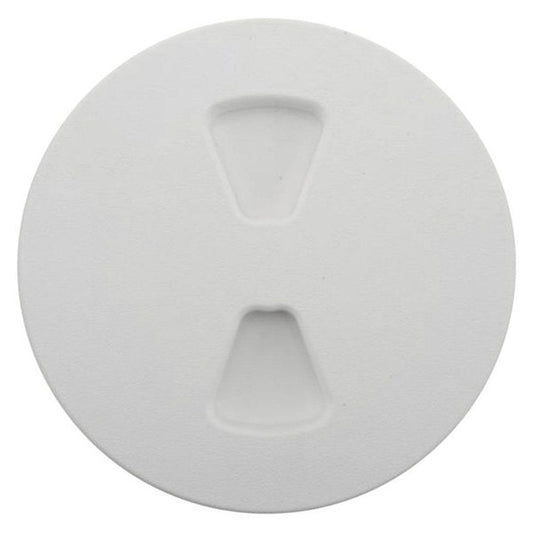 T-H Marine® Sure-Seal™ 10" O.D. x 8" I.D. Polar White Screw-Out Deck Plate