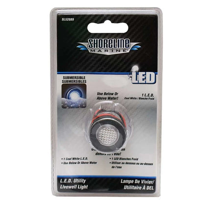 Shoreline Marine SL52089 Boat Utility Submersible Livewell Light 12 Volt.