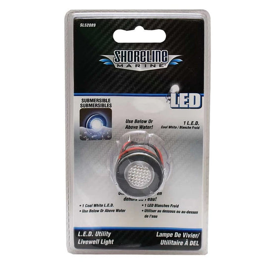 Shoreline Marine SL52089 Boat Utility Submersible Livewell Light 12 Volt.
