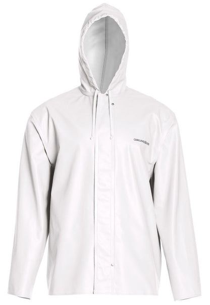 Grundens Clipper 82 Hooded Parka Rain Jacket White