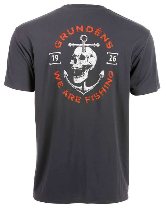 Grundens Tech Tee SS Anchor Down Print Xtra Large