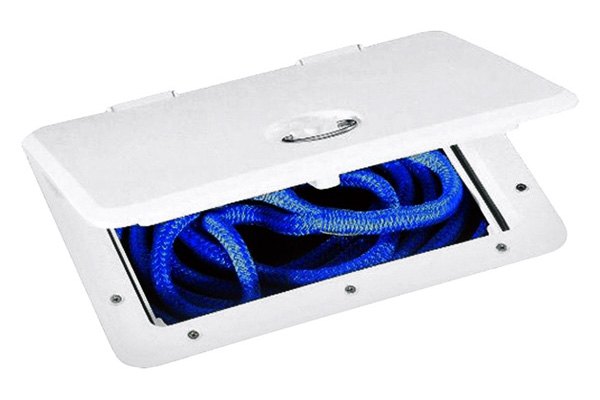 T-H Marine® Sure-Seal™ 15-1/8" L x 10-1/2" W Polar White Rectangular Non-Locking Access Hatch