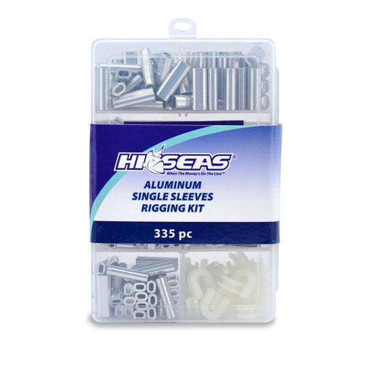 Hi-Seas 335pc Aluminum Sleeves Rigging Kit