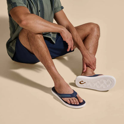 Olukai Leeward Navy Men’s Everyday Beach Sandals