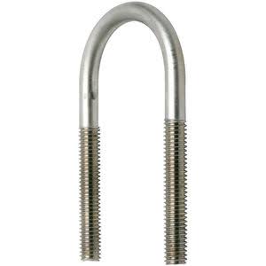 WaterLand U-Bolt Round Stainless Steel 3/8" Inch. 5" x 1 3/4" ID