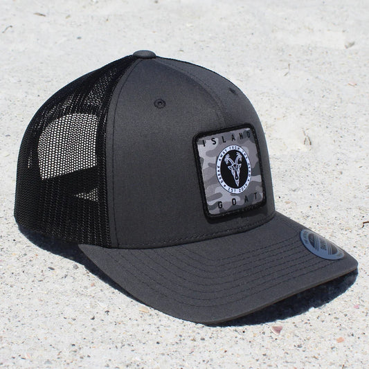 Island Goat - Charcoal/Black Snapback