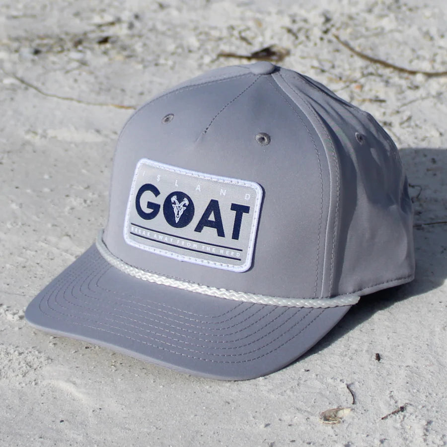 Island Goat Gray Snapback Hat