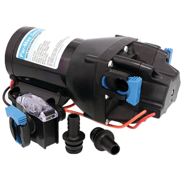 Jabsco Par-Max Heavy Duty Water System Pump, 12V, 3-GPM, 40-PSI.